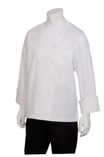 BBB26396171 Chef Works ECCWWHT52 Milan Premium Cotton Chef Coat 52