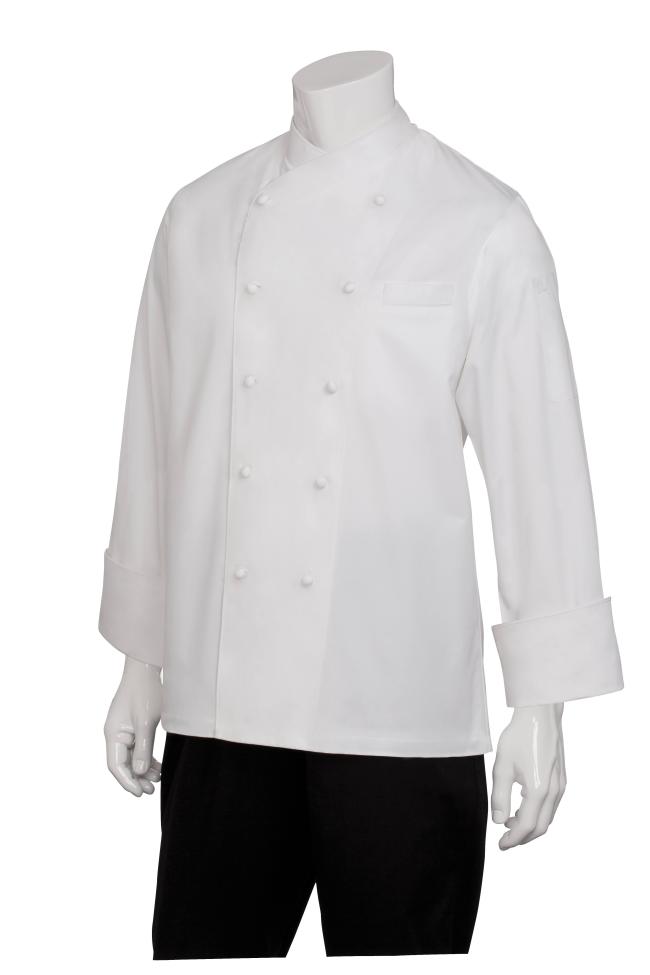 BBB26396171 Chef Works ECCWWHT52 Milan Premium Cotton Chef Coat 52