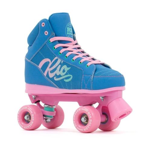 BBB26092160 Rio Roller Skates Lumina Blue Pink - Size US 8