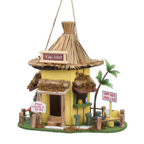 BBB24203065 Zingz & Thingz Tropical Tiki Hut Birdhouse
