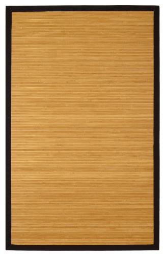 BBB15579913 Anji Mountain 2' x 3' Contemporary Natural Bamboo Rug