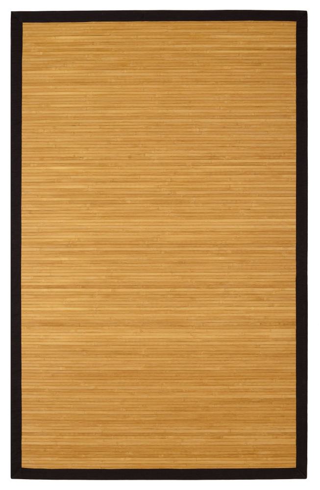 BBB15579913 Anji Mountain 2' x 3' Contemporary Natural Bamboo Rug
