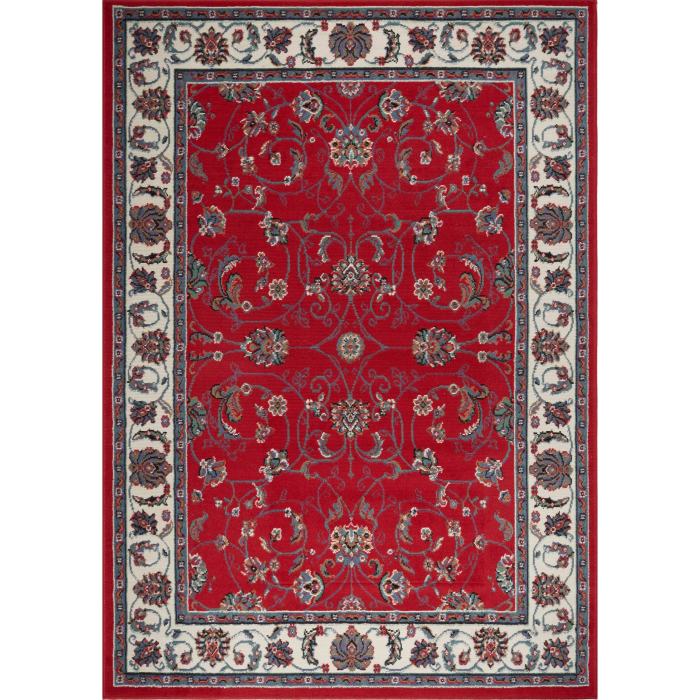 BBB18566072 Home Dynamix Premium Muse Area Rug (21inch x35inch - Red/Ivory)