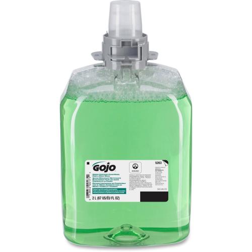 BBB25017251 Gojo 5263-02 2000ml Green Certified Foam Hand, Hair & Body Wash Refill