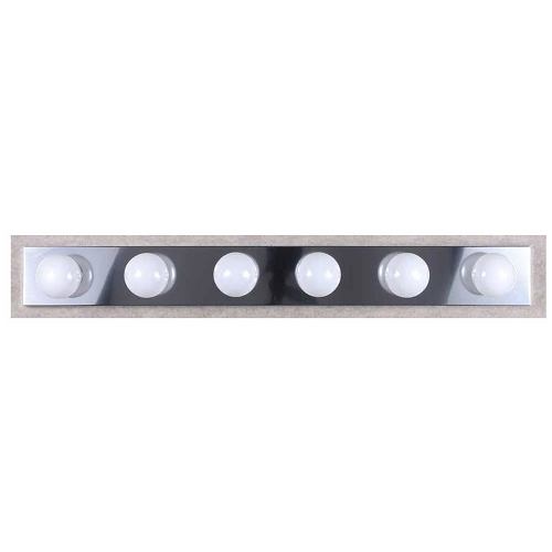 BBB19139282 Volume Lighting 6-Light Chrome Vanity