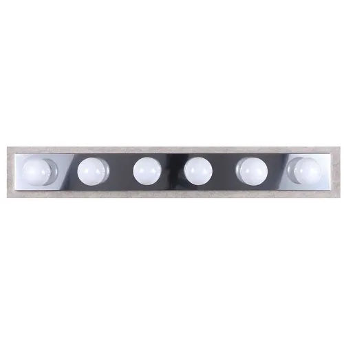 BBB19139282 Volume Lighting 6-Light Chrome Vanity