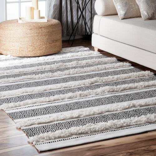BBB15818105 nuLOOM Striped Kandice Area Rug, Size: 5' x 8'