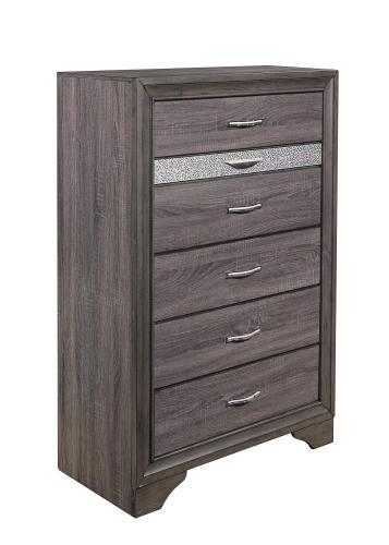 BBB19901011 Global Furniture USA Seville Grey Chest