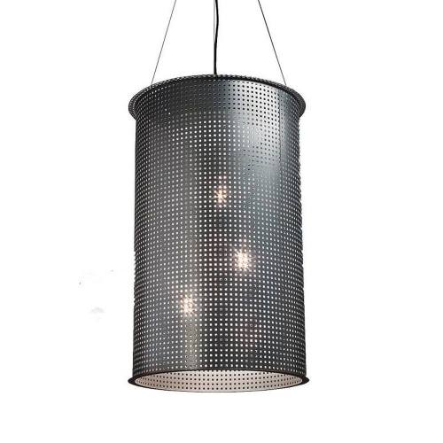 BBB19841810 Ultralights 14305-SQ-SS-10 Clarus - 30 inch 60W 3 E26 LED Squares Pendant Smoked Silver Finish