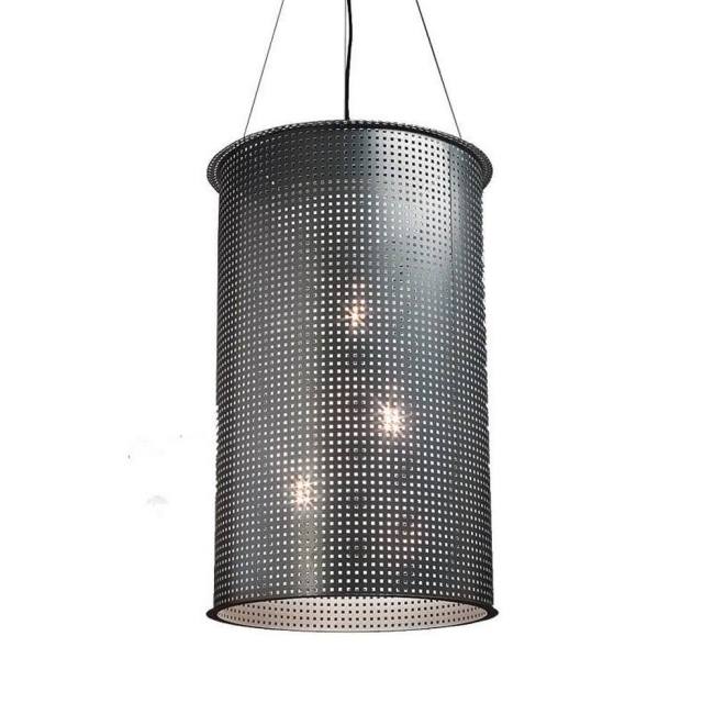 BBB19841810 Ultralights 14305-SQ-SS-10 Clarus - 30 inch 60W 3 E26 LED Squares Pendant Smoked Silver Finish