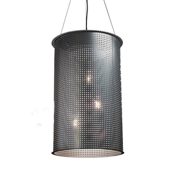 BBB19841810 Ultralights 14305-SQ-SS-10 Clarus - 30 inch 60W 3 E26 LED Squares Pendant Smoked Silver Finish