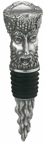 BBB23414398 Royal Selangor 014676R Bacchus Bottle STOPPER, Pewter