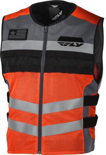 BBB27896225 Fly Racing Street Fast-Pass Vest - Neon Orange - SM
