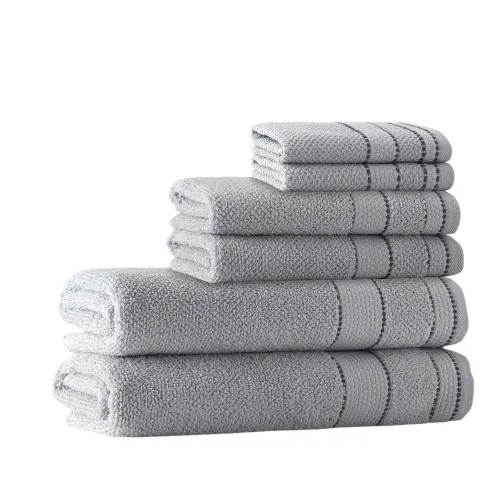 BBB27267308 Darby Home Co Jaylin 6 Piece Turkish Cotton Towel Set Color: Silver