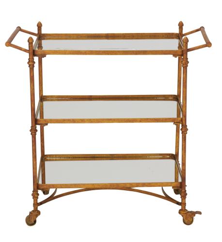 BBB25137244 Striking Metal Mirror Cart