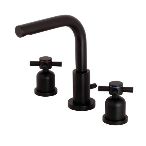 BBB18019370 Kingston Brass FSC8950DX 8inch Widespread Bathroom Faucet, Matte Black