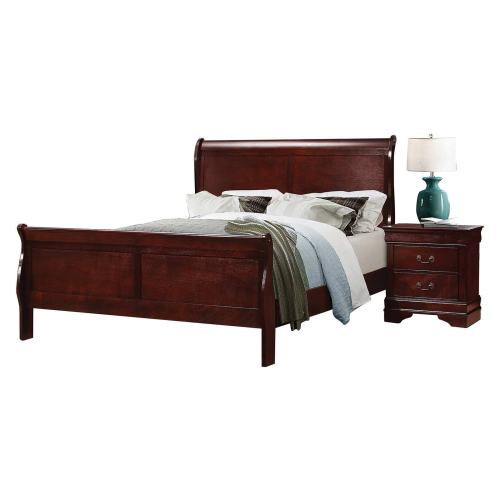 BBB25234950 Coaster Furniture Louis Philippe Cherry Full Sleigh Bed