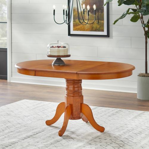 BBB24223889 Simple Living Solid Wood Farmhouse Table - Oak