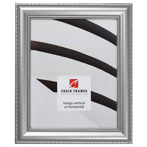 BBB27228970 Craig Frames Victoria, Ornate Silver Picture Frame, 24 x 30 inch