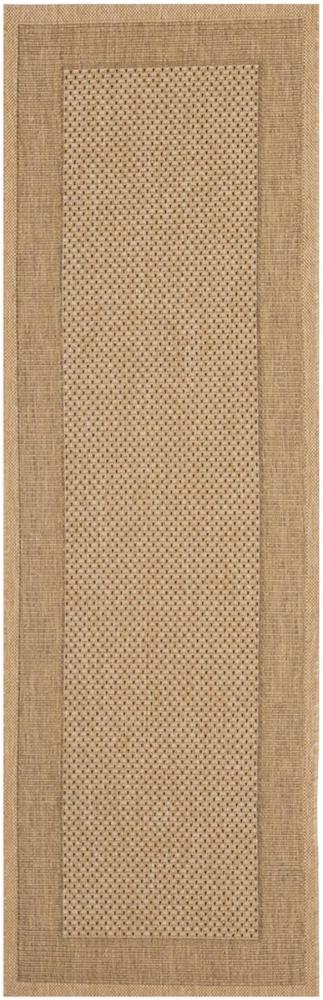 BBB23465878 Safavieh Courtyard CY7987-39A5 2'3inch x 10'0inch Runner Natural / Gold Area Rug