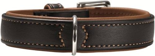 BBB25681299 Hunter Canadian Elk Collar Black/cognac/tan 2.8cm X37-43cm