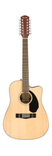BBB26874231 Fender CD-60SCE Dreadnought 12-String Acoustic Electric Guitar Natural