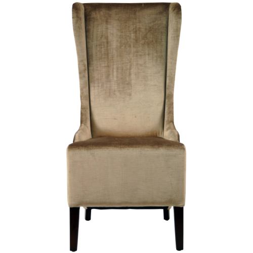 BBB25033685 Safavieh Liam Birch Bacall Dining Chair, Dark Champagne