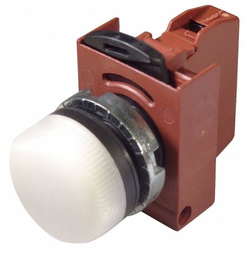 BBB24234078 GE P9CLBRALI Pilot Light, Refracted, White, 120V, Chrome