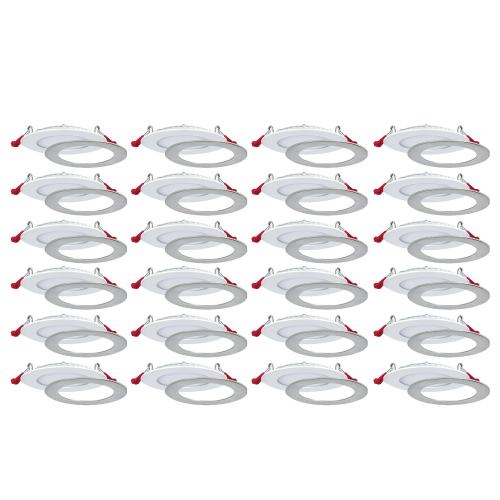 BBB18239671 Nadair SL4-900CT-24WHBN 4.25inch LED Slim Profile Recessed Lighting Kit