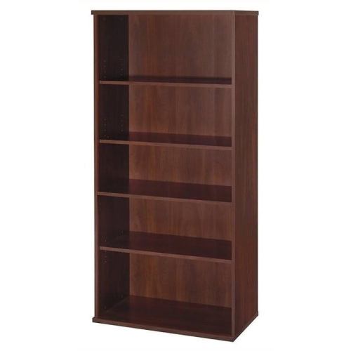 BBB20753172 Bowery Hill 5 Shelf Bookcase in Hansen Cherry
