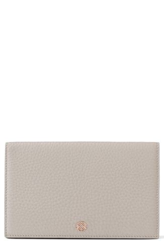 BBB25469281 Accordion Travel Wallet in Bone - Dagne Dover Bone Leather