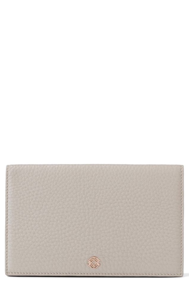 BBB25469281 Accordion Travel Wallet in Bone - Dagne Dover Bone Leather