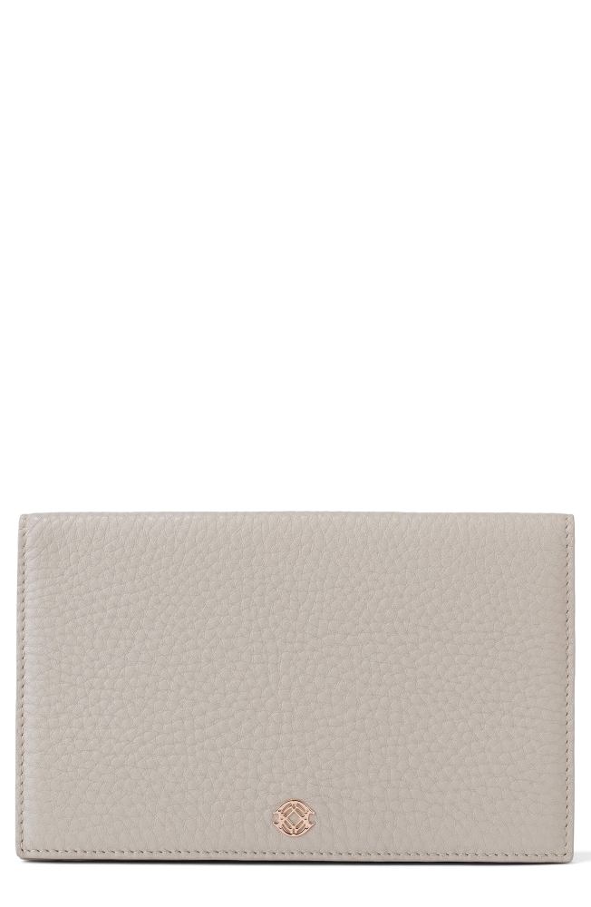 BBB25469281 Accordion Travel Wallet in Bone - Dagne Dover Bone Leather