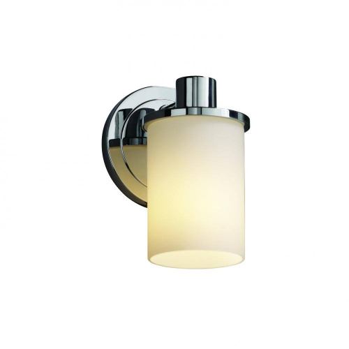 BBB21458078 Justice Design Group-Rondo 1-Light Wall Sconce-FSN-8511-10-WEVE-CROM