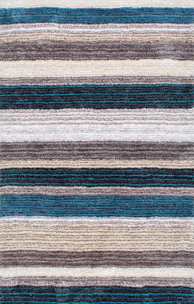 BBB19409848 nuLOOM Classie Hand Tufted Shag Area Rug, 7' x 9', Blue Multi