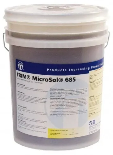 BBB25894978 Trim Cutting & Grinding Fluids MS685/5 MicroSol 685 High Lubricity Semisynthetic Metalworking Fluid, 5 Gal Pail