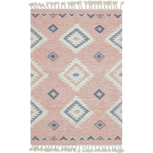 BBB24860173 Unique Loom Mesa Pink 6 ft. x 9 ft. Area Rug