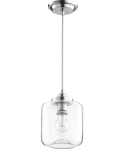 BBB23155142 Quorum Lighting 845-65 Pendant Light, Satin Nickel