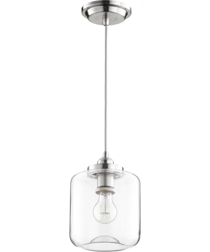 BBB23155142 Quorum Lighting 845-65 Pendant Light, Satin Nickel
