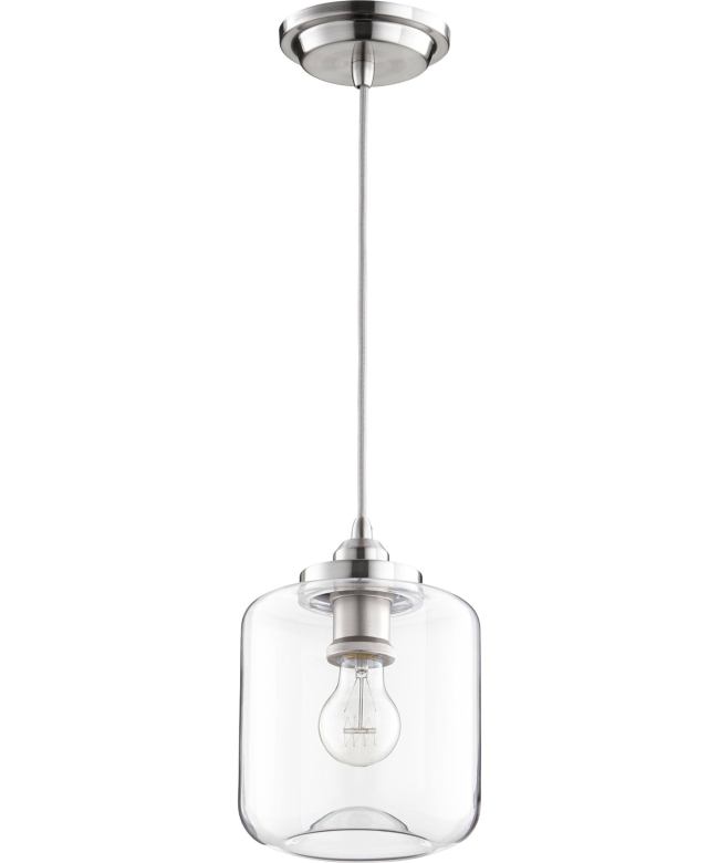 BBB23155142 Quorum Lighting 845-65 Pendant Light, Satin Nickel