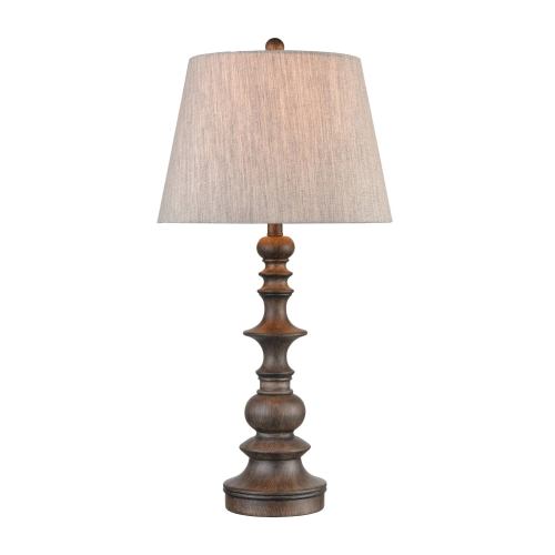 BBB23880078 Stein World-77179-Rhinebeck - 1 Light Table Lamp Aged Wood Finish