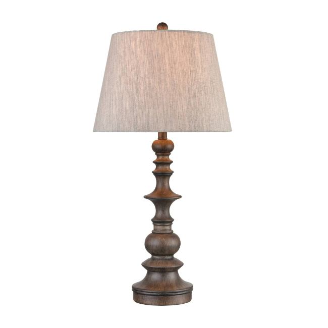 BBB23880078 Stein World-77179-Rhinebeck - 1 Light Table Lamp Aged Wood Finish