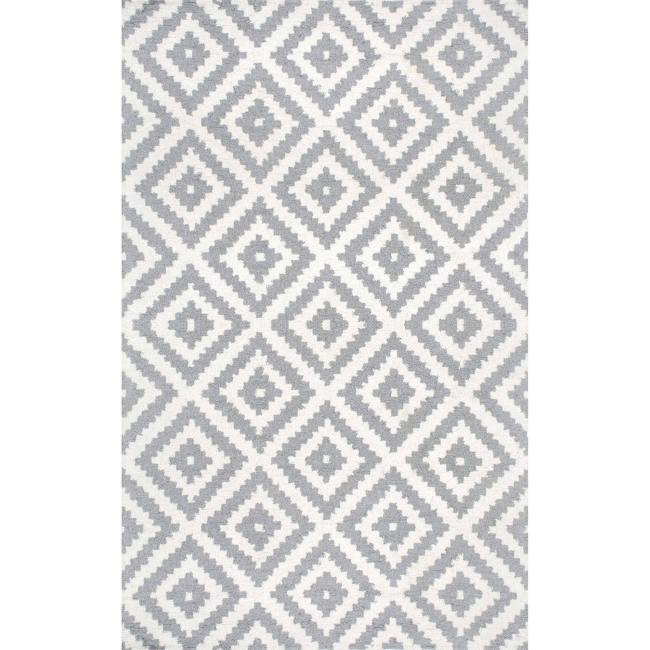 BBB17912826 nuLOOM Hand Tufted Kellee Grey 2 ft. 8 in. x 10 ft. Runner
