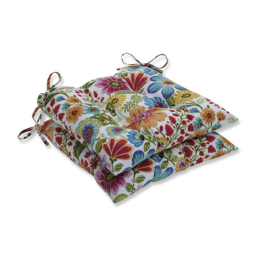 BBB18647146 Pillow Perfect - Gregoire Prima Wrought Iron Seat Cushion (Set of 2)