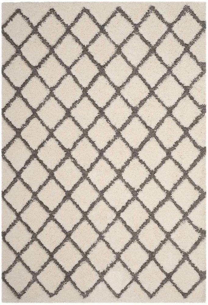 BBB22957742 Safavieh ARG780C Adriana Shag Cream / Grey Area Rug - 4' x 6'