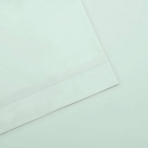 BBB21578245 Color Sense 1200 Thread Count Cotton CVC Sheet Set Queen Green