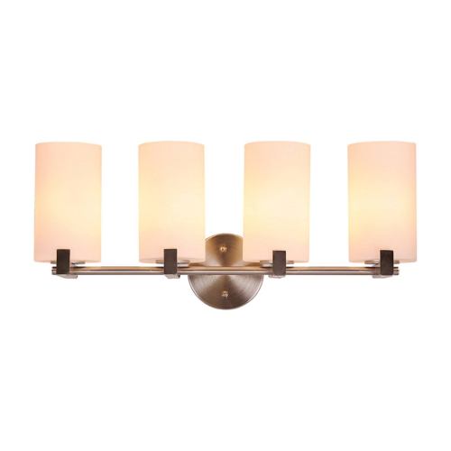 BBB18036573 Design House 577536 Eastport 4 Light Vanity Light, Satin Nickel