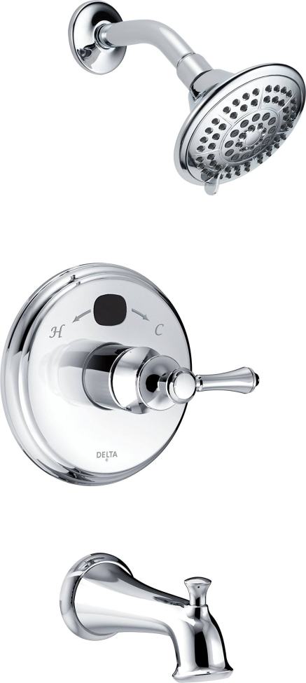 BBB23630797 Delta Faucet 144984-T2O MultiChoice 14 Series Temp2O Tub and Shower, Chrome
