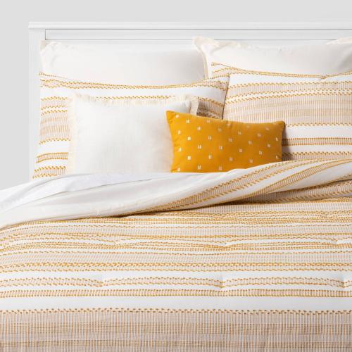 BBB22422901 Threshold New - King 8pc Whately Comforter Set Natural - Thresholda ￠
