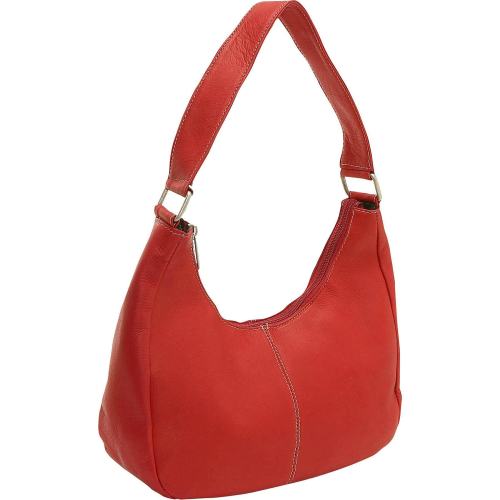 BBB25433286 Le Donne Leather Tr-1090b Classic Hobo Handbag - Red